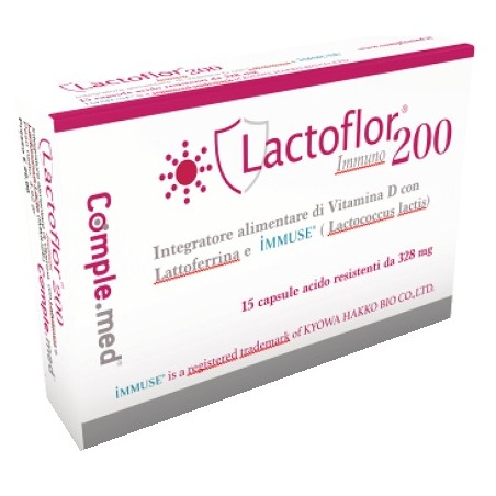 Comple. Med Lactoflor Immuno 200 15 Capsule Comple. Med - 1 Comple. Med Lactoflor Immuno 200 15 Capsule Comple. Med - 1