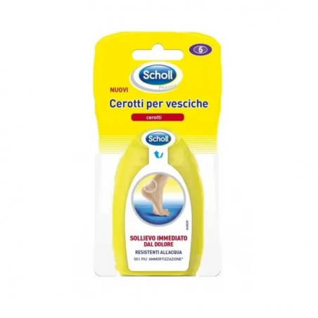 Scholl Cerotto Per Vesciche ai Talloni 6 Pezzi Scholl - 1 Scholl Cerotto Per Vesciche ai Talloni 6 Pezzi Scholl - 1