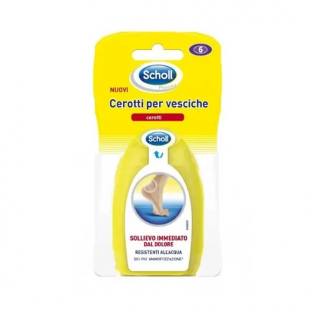 Scholl Cerotto Per Vesciche ai Talloni 6 Pezzi - Prodotti per la callosità, verruche e vesciche - 984515888 - Scholl - € 6,44