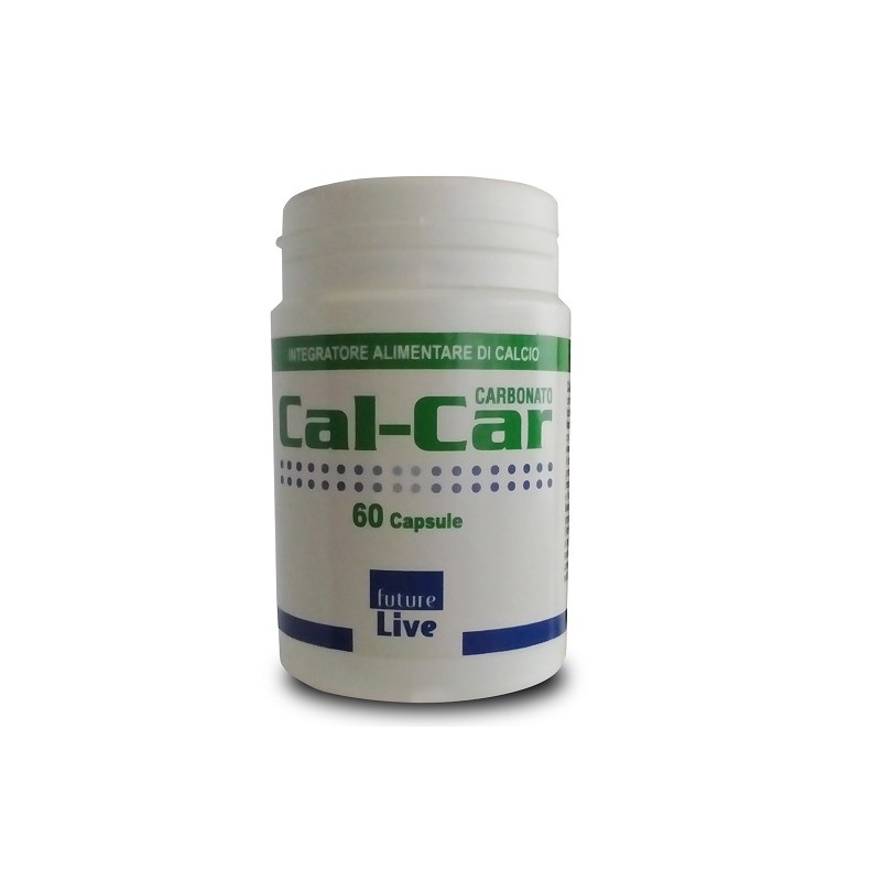 Future Live Calcar Calcio Carbonato 60 Capsule - Integratori per dolori e infiammazioni - 901316341 - Future Live - € 7,93