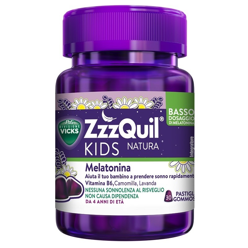 Vicks Zzzquil Kids Natura 30 Pastiglie Gommose ZzzQuil Natura - 1