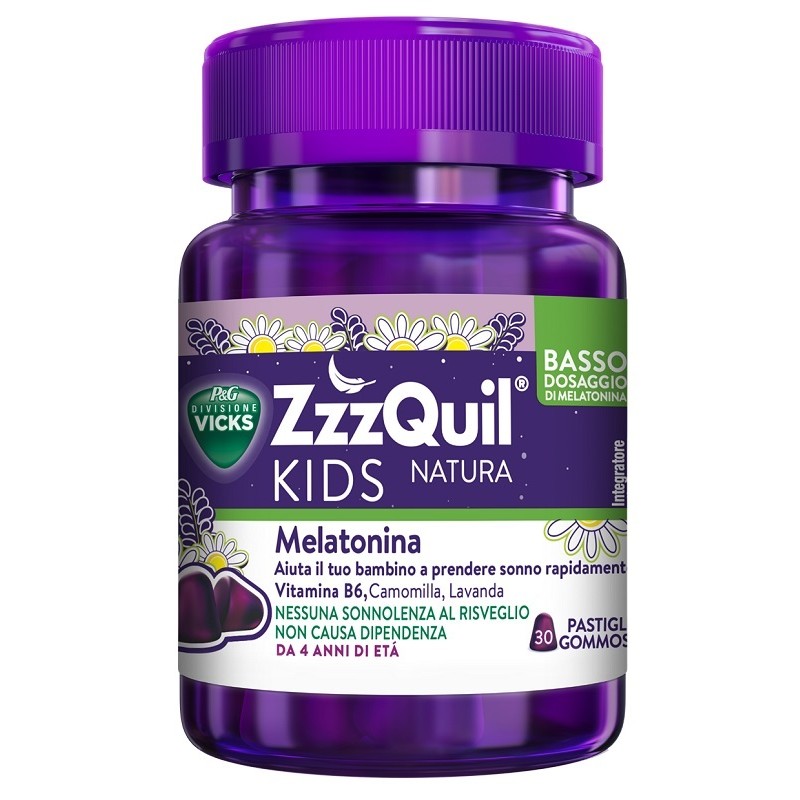 Vicks Zzzquil Kids Natura 30 Pastiglie Gommose - Integratori per dormire - 986878054 - ZzzQuil Natura - € 11,10