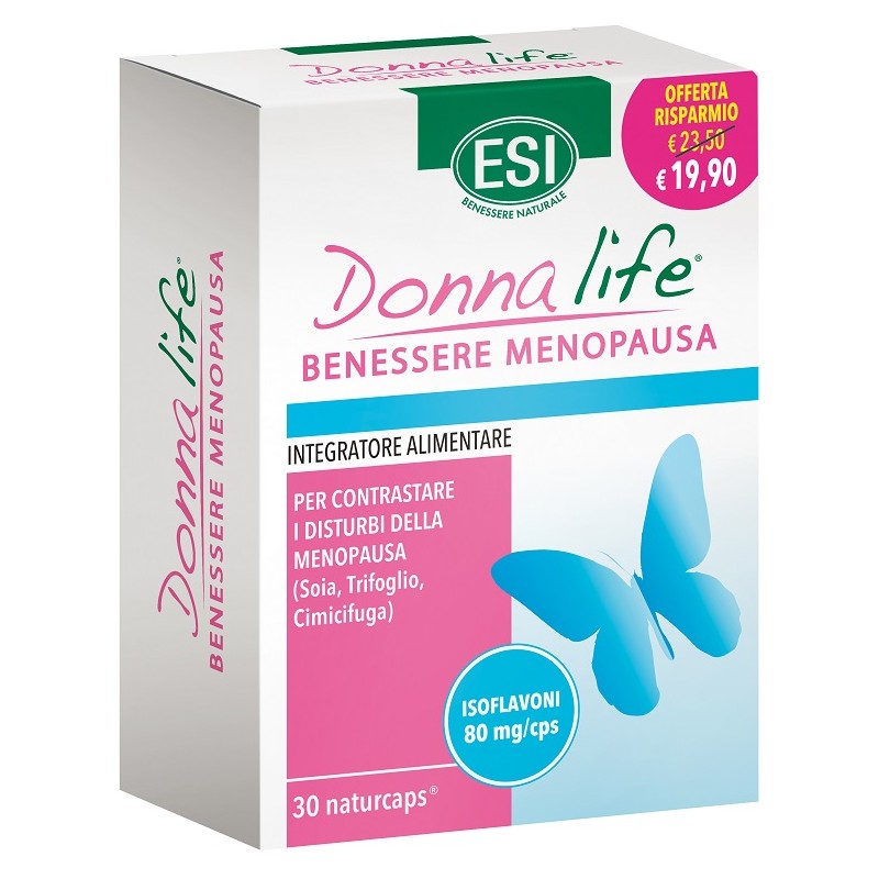 Esi Donna Life Menopausa Offerta 30 Naturcaps - Integratori per ciclo mestruale e menopausa - 986075164 - Esi - € 13,47