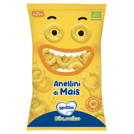 Danone Nutricia Soc. Ben. Mellin Snack Bio Anellini Mais 15 G - Pastine - 980527182 - Danone Nutricia Soc. Ben. - € 2,00