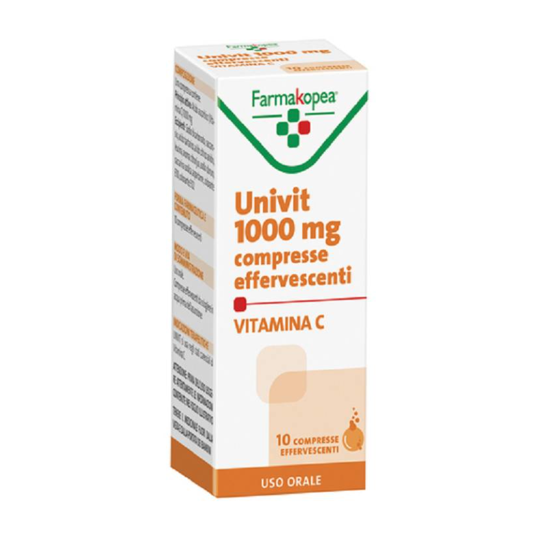 Farmakopea Univit 1000 Mg Compresse Effervescenti - IMPORT-SOP - 034629016 - Farmakopea - € 2,68