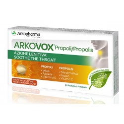 Arkofarm Arkovox Propoli Miele/limone 24 Compresse - Prodotti fitoterapici per raffreddore, tosse e mal di gola - 982750539 -...