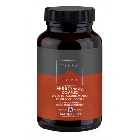 Forlive Complesso Di Ferro Ad Alto Assorbimento 20 Mg 50 Capsule Forlive - 1 Forlive Complesso Di Ferro Ad Alto Assorbimento 20 Mg 50 Capsule Forlive - 1