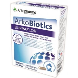 Arkofarm Arkobiotics Supraflor 30 Capsule - Integratori di fermenti lattici - 974061285 - Arkofarm - € 14,15