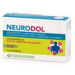 Farmaderbe Neurodol Acido Lipoico 30 Compresse - Integratori per dolori e infiammazioni - 984819894 - Farmaderbe - € 14,19