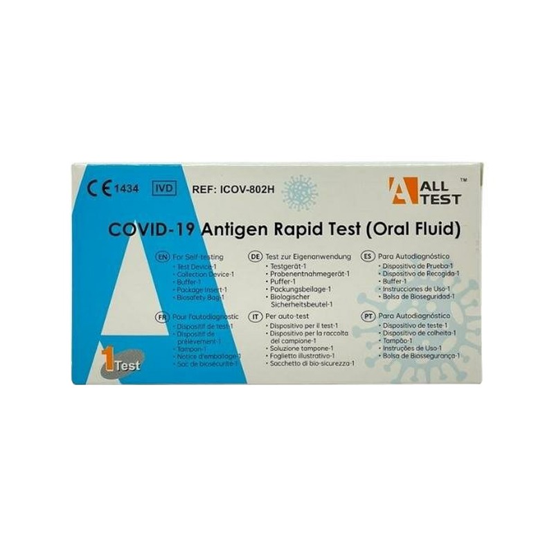 Leading Med Test Antigenico Rapido Covid-19 Alltest Autodiagnostico Determinazione Qualitativa Antigeni Sars-cov-2 In Campion...