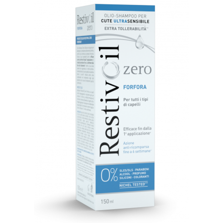 Restivoil Zero Forfora Olio-Shampoo Per Cute Sensibile 150 ML - Trattamenti antiforfora capelli - 974156604 - Restivoil - € 1...