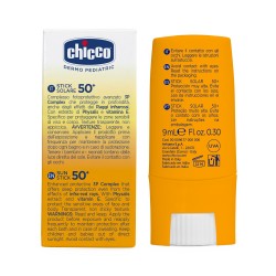 Chicco Stick Solare SPF 50+ Protezione per Pelli Sensibili 9 Ml - Stick Solari - 981645435 - Chicco - € 7,63