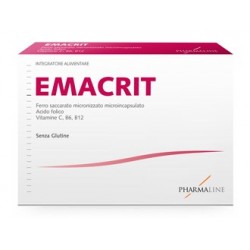 Emacrit Integratore per Stanchezza ed Affaticamento 30 Capsule - Carenza di ferro - 935034405 - Pharma Line - € 19,77