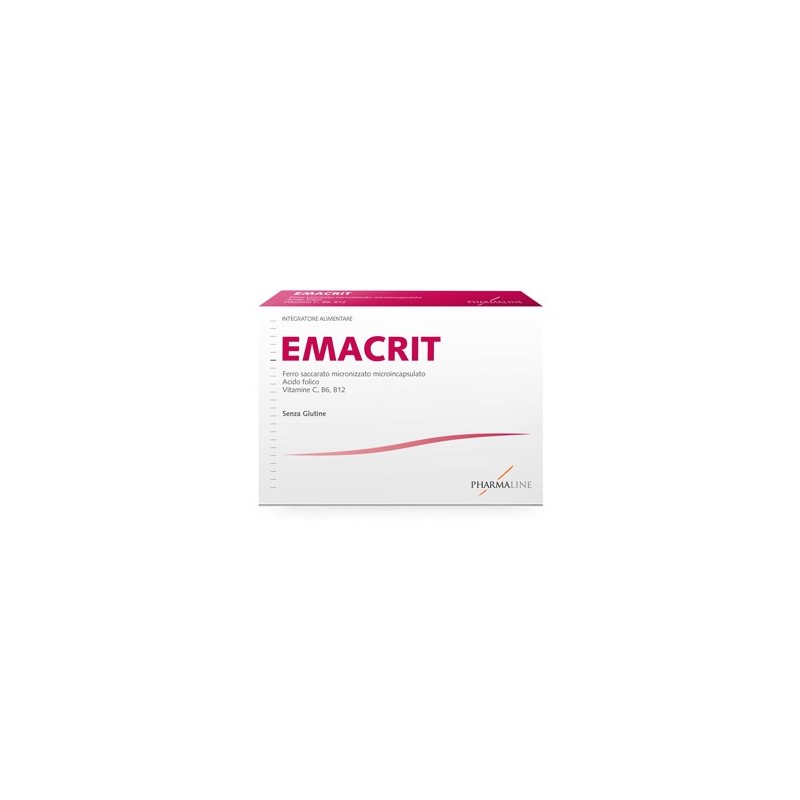 Emacrit Integratore per Stanchezza ed Affaticamento 30 Capsule - Carenza di ferro - 935034405 - Pharma Line - € 19,77