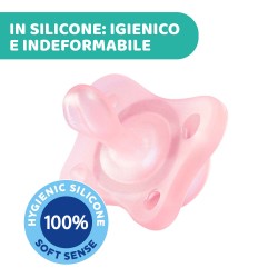 Chicco Gommottino Bimba 2-6M In Silicone 2 Pezzi - Ciucci e succhietti - 980532713 - Chicco - € 12,49