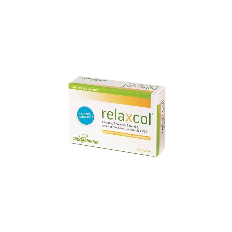Relaxcol Integratore Per Riduzione Del Gonfiore 36 Capsule - Integratori per regolarità intestinale e stitichezza - 903204941...
