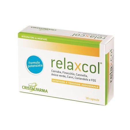Relaxcol Integratore Per Riduzione Del Gonfiore 36 Capsule - Integratori per regolarità intestinale e stitichezza - 903204941...