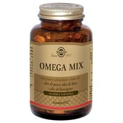 Solgar Omega Mix Integratore Per Funzione Cardiaca 60 Perle - Integratori per il cuore e colesterolo - 937495582 - Solgar
