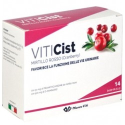 Marco Viti Farmaceutici Viticist Mirtillo Rosso 14 Bustine - Integratori per apparato uro-genitale e ginecologico - 934472679...