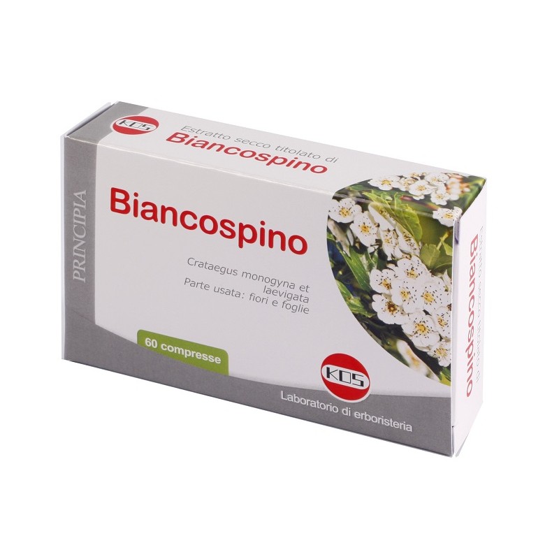 Kos Biancospino Estratto Secco 60 Compresse - Integratori per il cuore e colesterolo - 921129716 - Kos - € 7,60