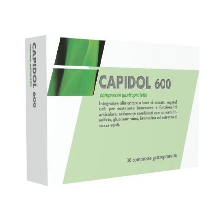 Capietal Italia Capidol 600 30 Compresse - Integratori per dolori e infiammazioni - 939590143 - Capietal Italia - € 15,72