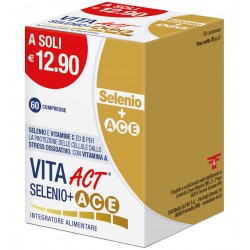 Act Vita Selenio + ACE Stress Ossidativo 60 Compresse - Integratori per difese immunitarie - 982501443 - Linea Act - € 9,00