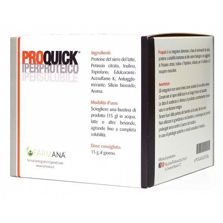 Farmana Proquick Polvere Integratore Alimentare 315g Farmana - 1 Farmana Proquick Polvere Integratore Alimentare 315g Farmana - 1