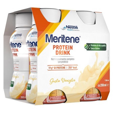 Nestle' It. Meritene Drink Vaniglia 4 Pezzi Da 200 Ml - IMPORT-PF - 987242207 - Nestle' It. - € 12,63