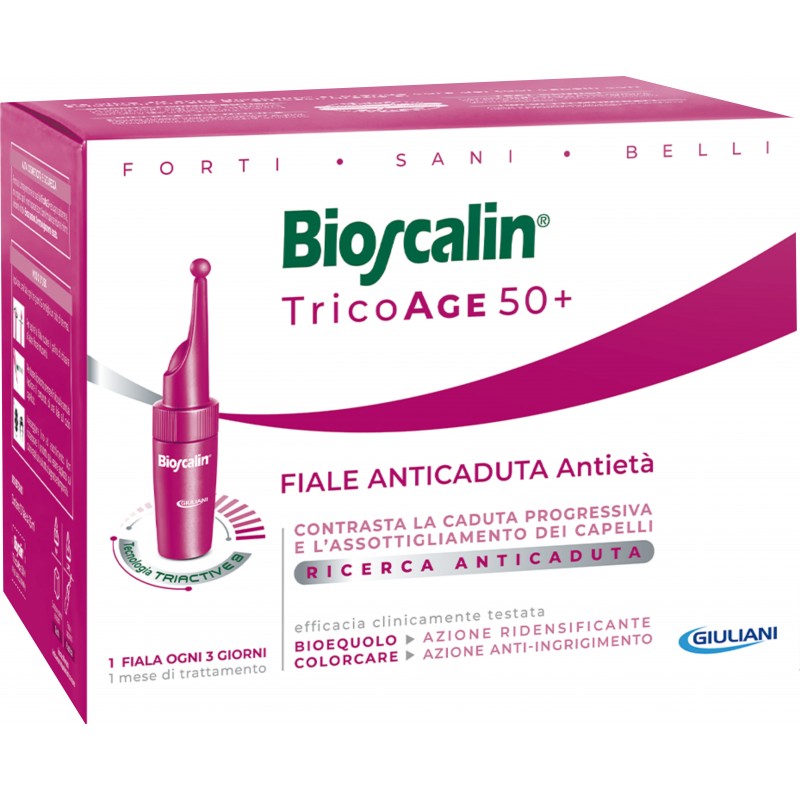 Bioscalin Tricoage 50+ Fiale Anticaduta Capelli e Anti-Età 8 Fiale - Fiale anticaduta capelli - 985821115 - Bioscalin - € 26,05