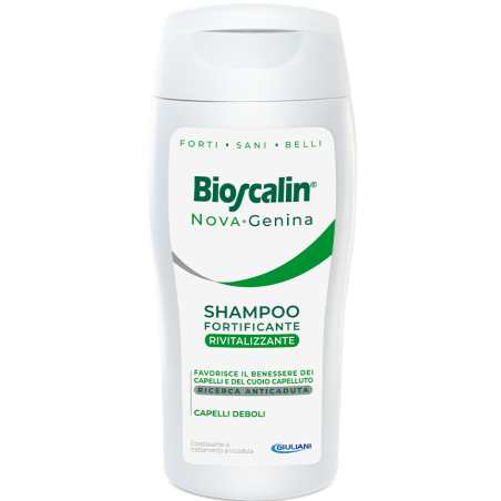 Bioscalin Nova Genina Shampoo Fortificante Rivitalizzante 200 Ml - Shampoo anticaduta e rigeneranti - 981649849 - Bioscalin -...