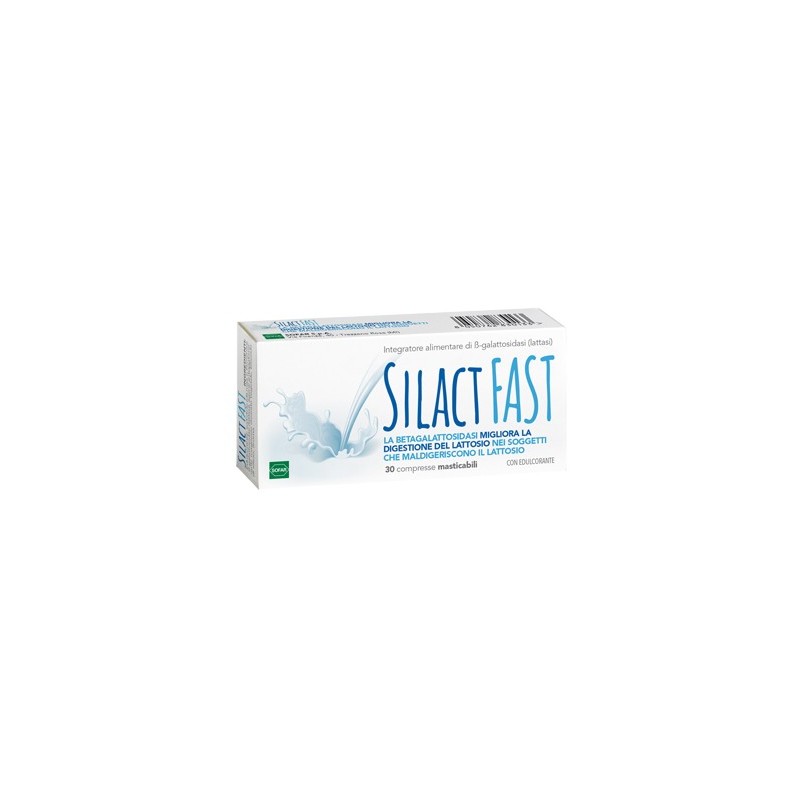 Sofar Silact Fast 30 Compresse - Integratori per intolleranze alimentari - 938702204 - Sofar - € 12,60