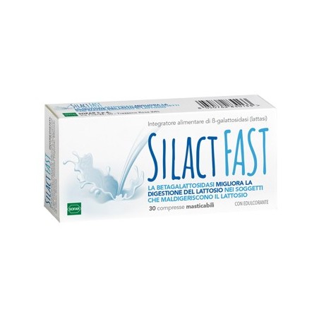 Sofar Silact Fast 30 Compresse - Integratori per intolleranze alimentari - 938702204 - Sofar - € 12,60