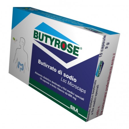 Butyrose Integratore per L'Intestino ed il Colon 15 Capsule - Integratori per regolarità intestinale e stitichezza - 92594969...