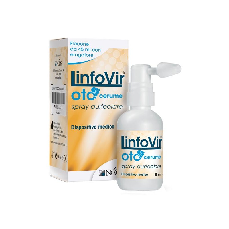LINFOVIR OTO CERUME SPRAY AURICOLARE 45 ML - Prodotti per la cura e igiene delle orecchie - 943061251 -  - € 14,60