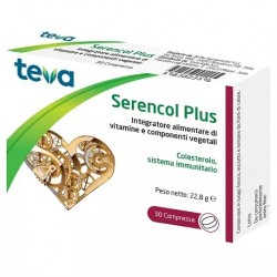 Serencol Plus Integratore per il Colesterolo 30 Compresse - Integratori per il cuore e colesterolo - 983803596 - Teva Italia ...