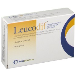 Leucodif Integratore per Sistema Immunitario 14 Capsule Spremibili - Integratori per difese immunitarie - 938062650 - Konphar...