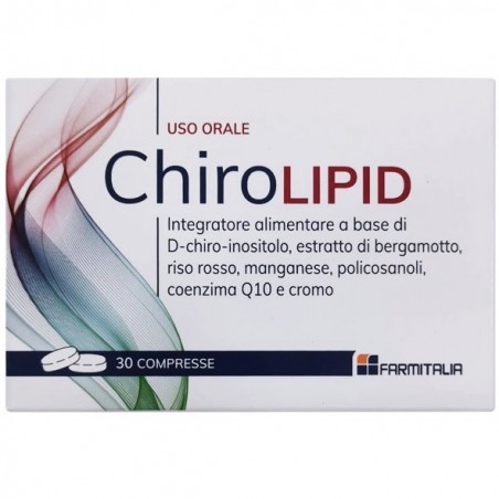 Chirolipid Integratore per il Colesterolo 30 Compresse - Integratori per il cuore e colesterolo - 940366204 - Farmitalia Ind....