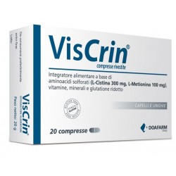 Viscrin Integratore per Capelli e Unghie 20 Compresse Doafarm - 1