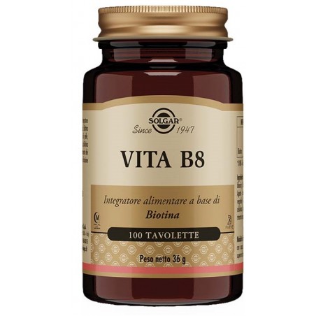 Solgar It. Multinutrient Vita B8 100 Tavolette Solgar - 1 Solgar It. Multinutrient Vita B8 100 Tavolette Solgar - 1