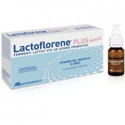 Lactoflorene Plus Bimbi Fermenti Lattici Vivi e Zinco 7 Flaconcini - Integratori di fermenti lattici - 981278536 - Lactoflore...