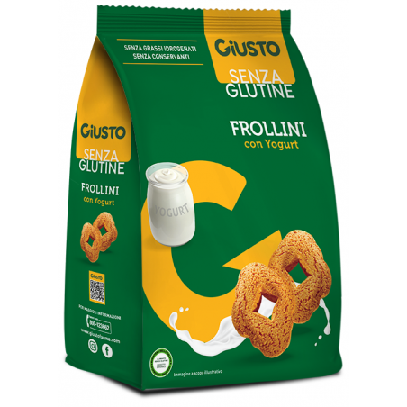 Farmafood Giusto Senza Glutine Frollini Yogurt 250 G - Biscotti e merende per bambini - 985001282 - Farmafood - € 4,38