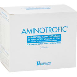 Aminotrofic Integratore di Aminoacidi e Vitamine B 30 Buste - Vitamine e sali minerali - 905603066 - Errekappa Euroterapici -...
