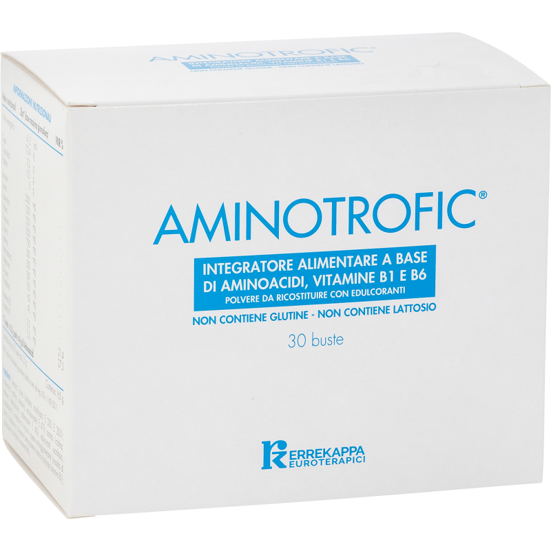 Aminotrofic Integratore di Aminoacidi e Vitamine B 30 Buste - Vitamine e sali minerali - 905603066 - Errekappa Euroterapici -...