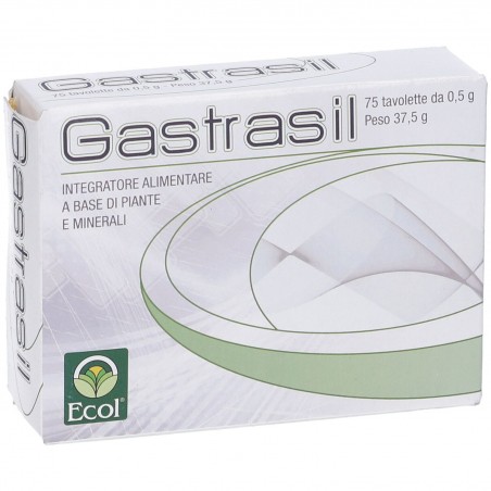 Ecol Gastrasil 75 Tavolette Da 500 Mg - Integratori per apparato digerente - 923307781 - Ecol - € 22,79