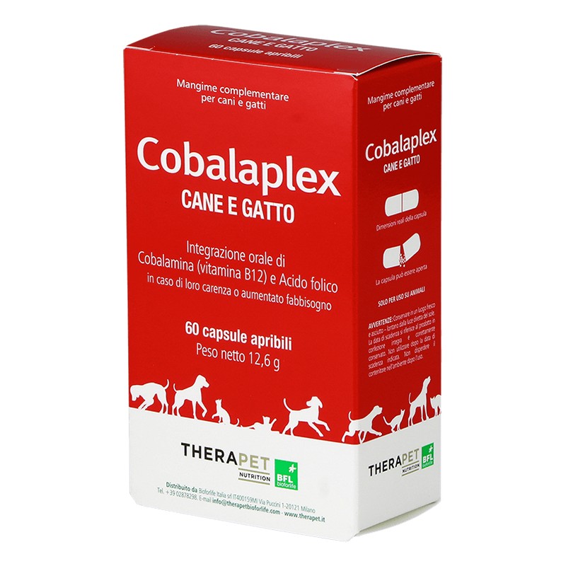 Bioforlife Italia Cobalaplex Therapet 60 Capsule - Veterinaria - 979092311 - Bioforlife Italia - € 23,84