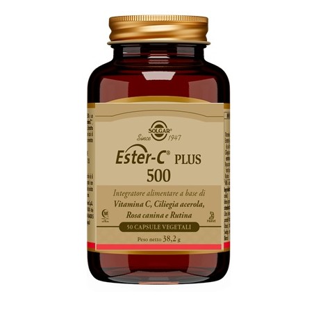 Solgar Ester-C Plus 500 Integratore di Vitamina C 50 Capsule Solgar - 1 Solgar Ester-C Plus 500 Integratore di Vitamina C 50 Capsule Solgar - 1