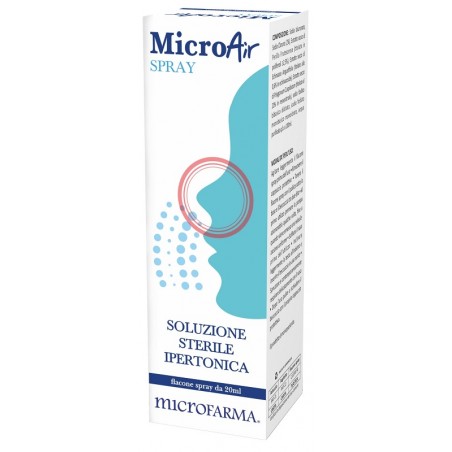 Microfarma Spray Nasale Micro Air 20 Ml - Soluzioni Ipertoniche - 945297303 - Microfarma - € 13,95