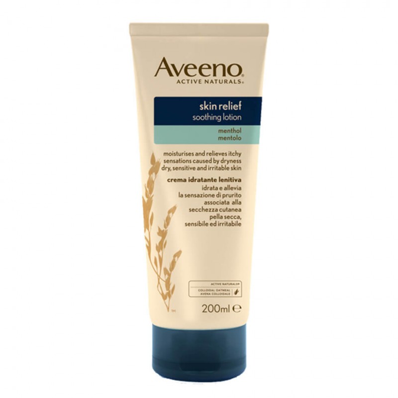Aveeno Skin Relief Crema Idratante Lenitiva Mentolo 200 Ml - Trattamenti idratanti e nutrienti per il corpo - 900454543 - Ave...