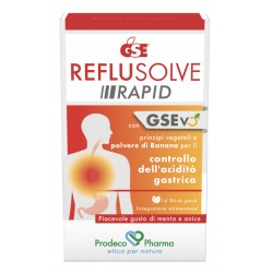 Prodeco Pharma Gse Reflusolve Rapid 14 Stick Pack - Integratori per apparato digerente - 985001510 - Prodeco Pharma - € 12,80