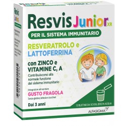 Alfasigma Resvis Junior Xr 12 Bustine - Integratori per difese immunitarie - 985871894 - Alfasigma - € 15,48